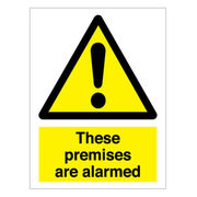 Premises Are Alarmed Sign